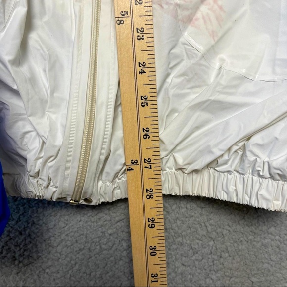 NEW YORK GIANTS | VINTAGE 80s / 90s RAIN JACKET | Full-Zip, w/ Pockets - Picture 8 of 10